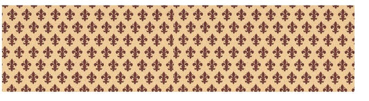 PLASTICA ADES.ALKOR GIGLI MARRONI CM.45XMT.15 ART.280-2060