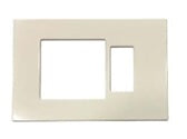 ELET: PLACCA SERIE VENUS COMB.SCHUKO + 1POSTO AVORIO (MAGIC) confezione da PEZZI 2