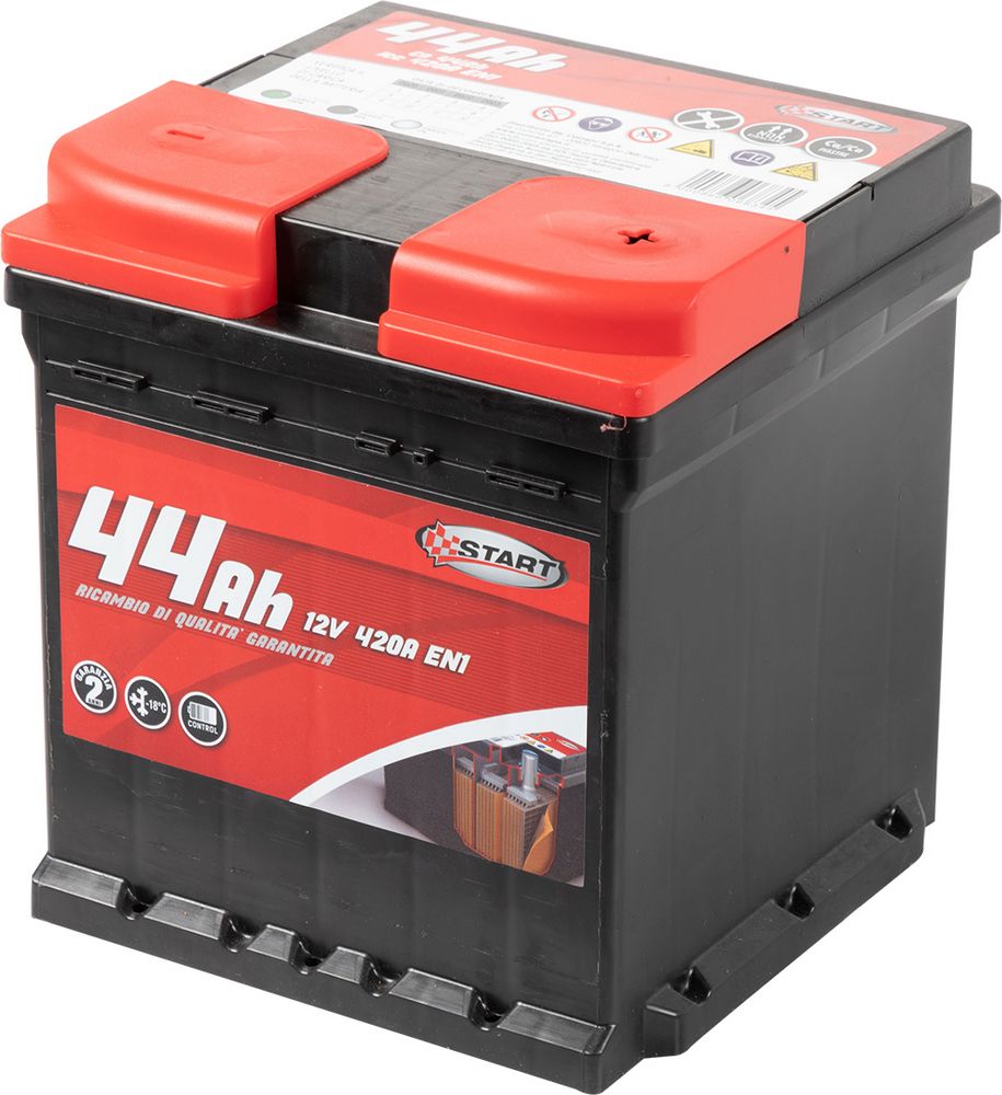 Batteria Auto 44AH 12V 420A polo positivo destro Cassetta L0