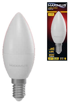 MAXIMUS LED OLIVA 4000K E14 3W 250lm