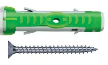 GB TASSELLO NYLON BI-FIX MM. 8X45 C/VITET.P.S. confezione da PEZZI 50