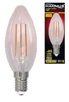 MAXIMUS LED FILAMENT OLIVA 2700K E14 4.9W 470lm