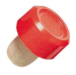 TAPPI SUGHERO X BOTTIGLIE C/GHIERA IN PLASTICA BLS 4 PZ.