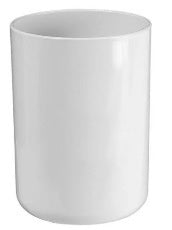 BAGNO PORTASPAZZOLINI BICCHIERE LT.0,4 BIANCO BLS