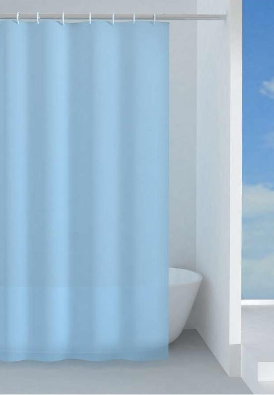 GEDY TENDA DOCCIA PEVA BASIC AZZURRO 180X200