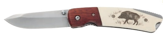 AUSONIA COLTELLO TASCA CM.19 LAMA INOX MCO PLAST./LEG. ART.2
