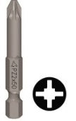 LTI INSERTO A CROCE POZIDRIV 1/4 MM.50PZ2 confezione da PEZZI 5