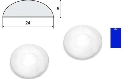PRONTY PARACOLPI ADESIVI 1/2 LUNA BLS.4PZ