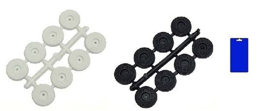 PRONTY SOTTOSEDIA GOMMA MM.25 BLS.8 PZ NERO