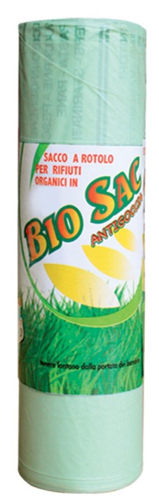SACCHI SPAZZATURA 42X45 BIODEG. VERDE RT20PZ GR.8