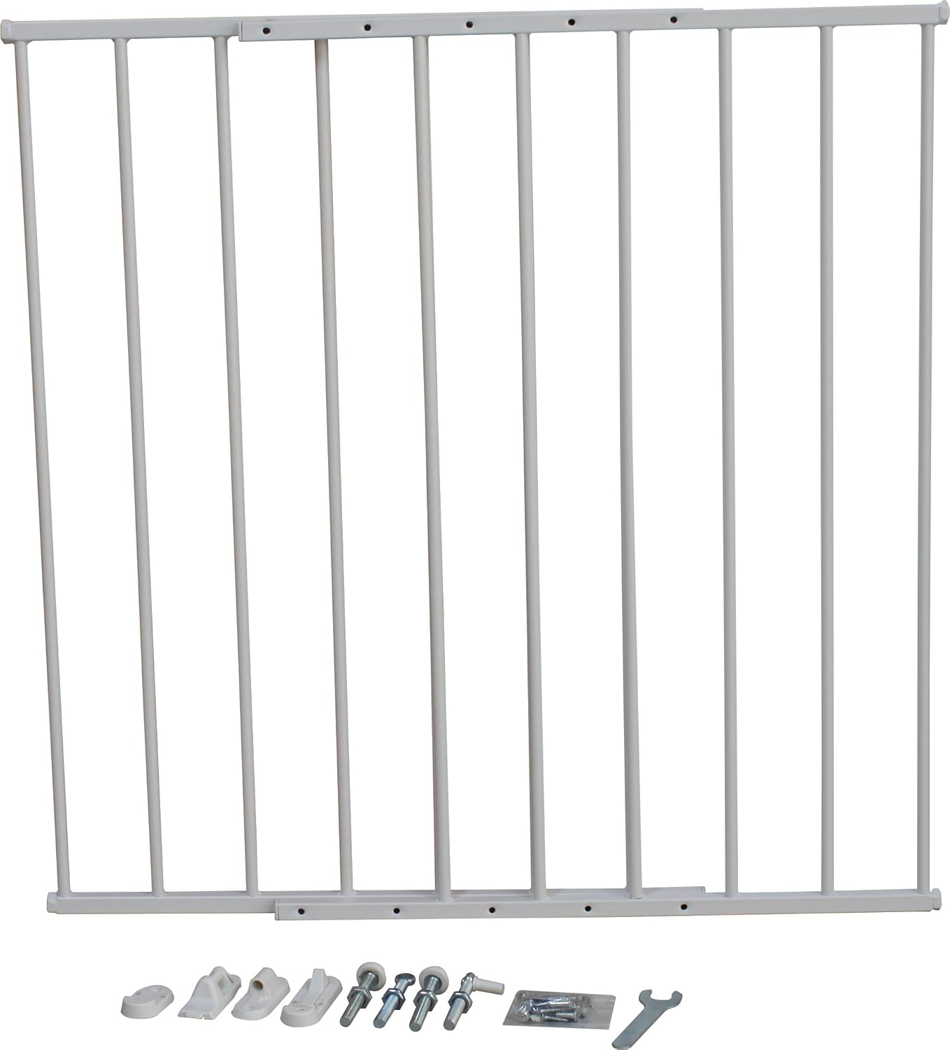 King Home Cancelletto bimbi SMART in metallo bianco 59x76h cm