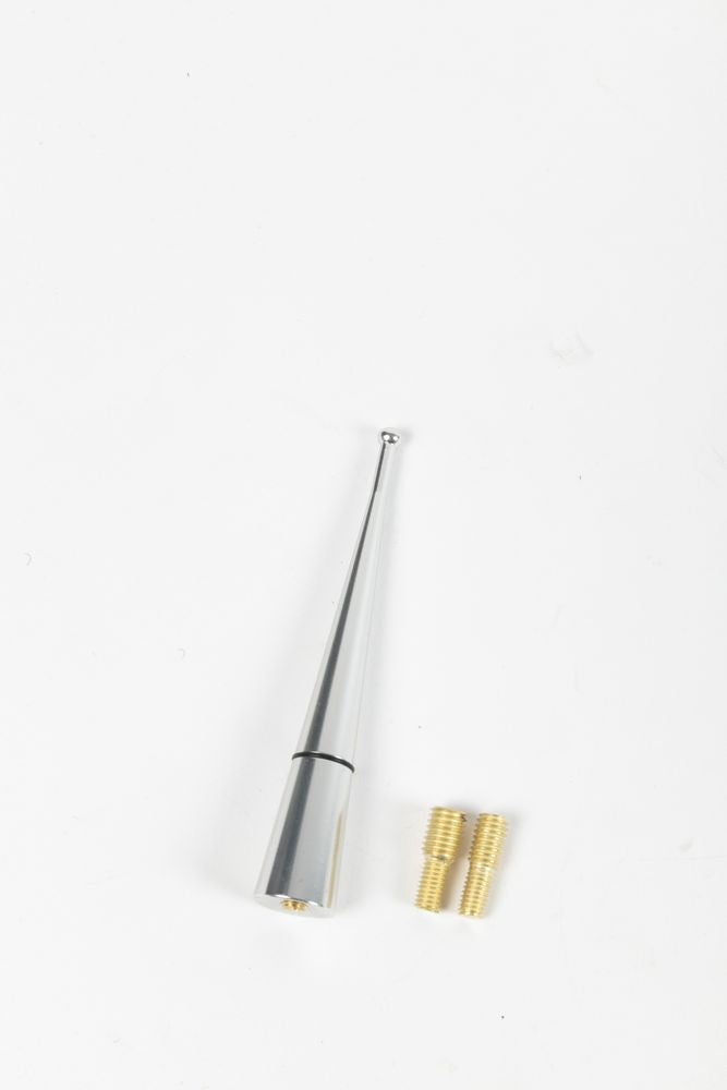 Antenna mirage universale per auto in alluminio cromato