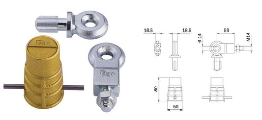 ISEO 004907 KIT PER LUCCHETTO A CAMPANABLOCCA SERRANDE