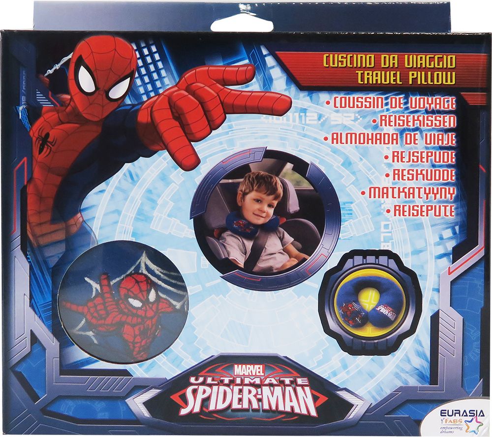 Cuscino da viaggio imbottito universale bambini Spiderman