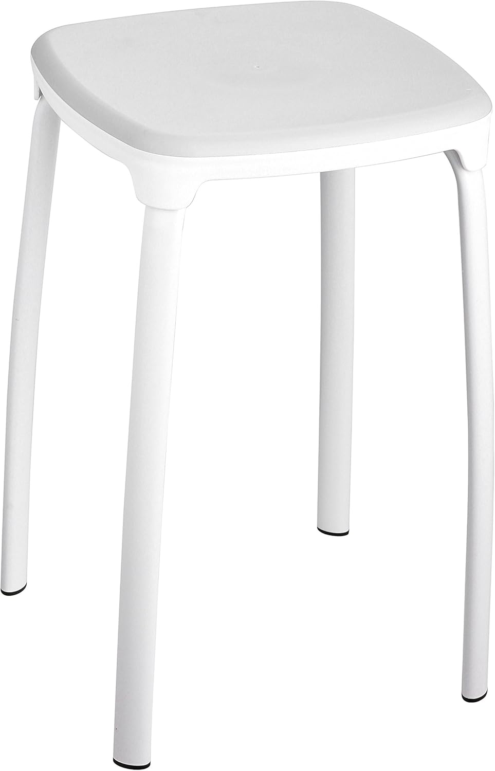 King Home SGABELLO IN POLIPROPILENE BIANCO 29x29x46h cm