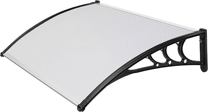 Garden Friend Pensilina ABS P. 100 L. 150 Supporto Nero e copertura in policarbonato compatto satinato opalino