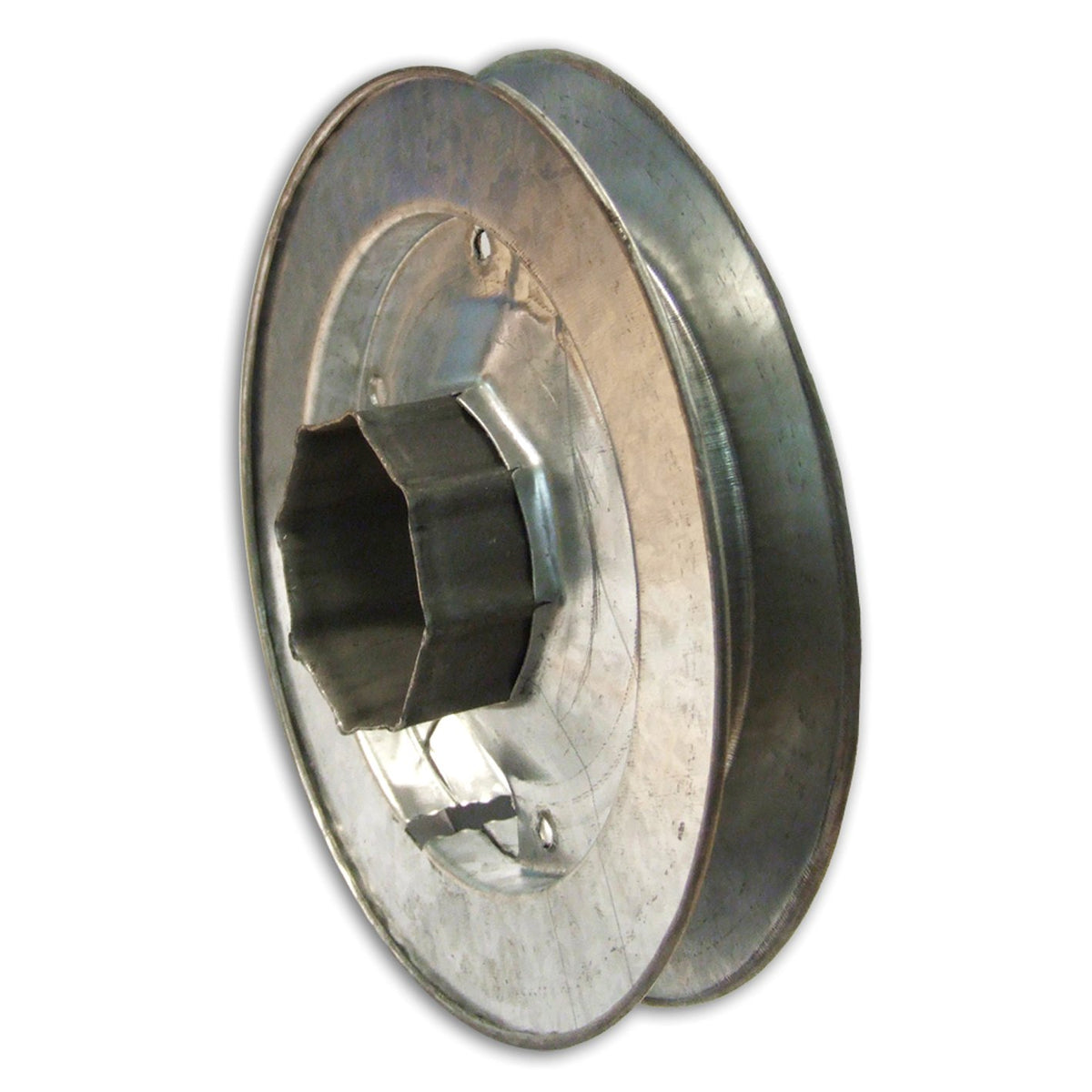 Puleggia ottagonale per rullo ferro  220 mm.