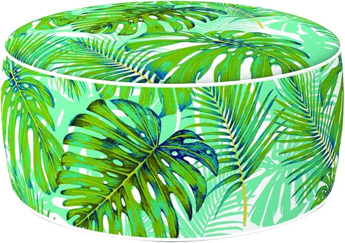 King Home POUF OTTOMAN AMAZZONIA CM 53X53X23