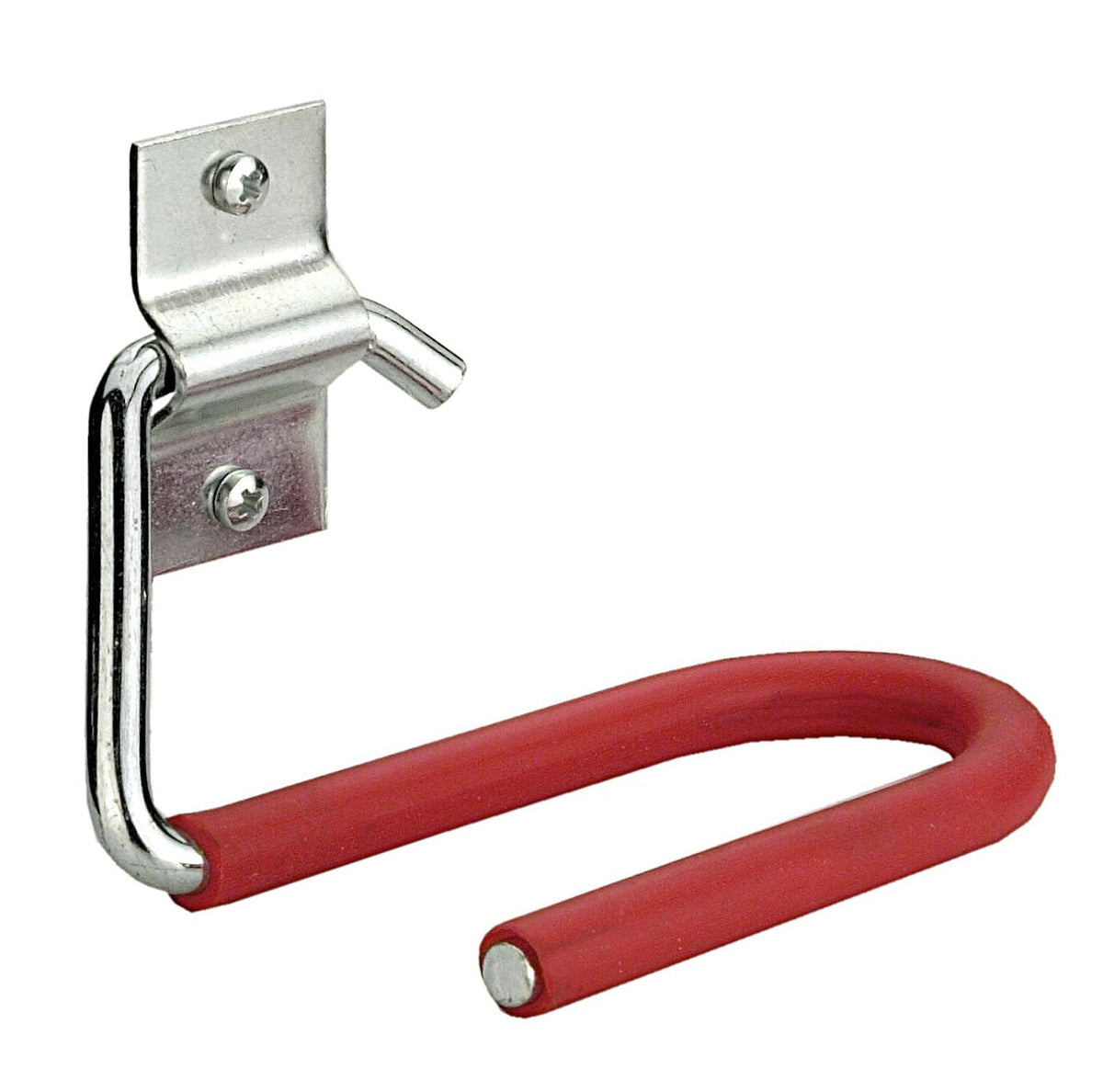 Gancio a parete per sci, zincato, rivestito plastica 30 x 70 x 62 x 130 mm.
