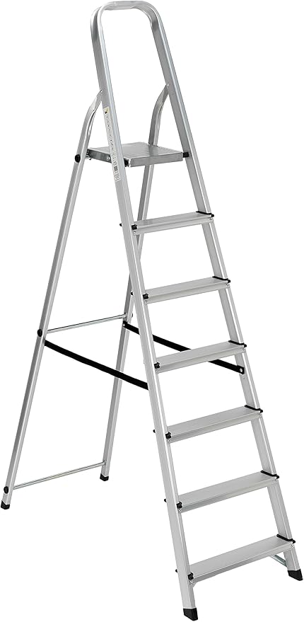 Garden Friend Scala alluminio 7 gradini 49x120x193h cm portata max.150 kg