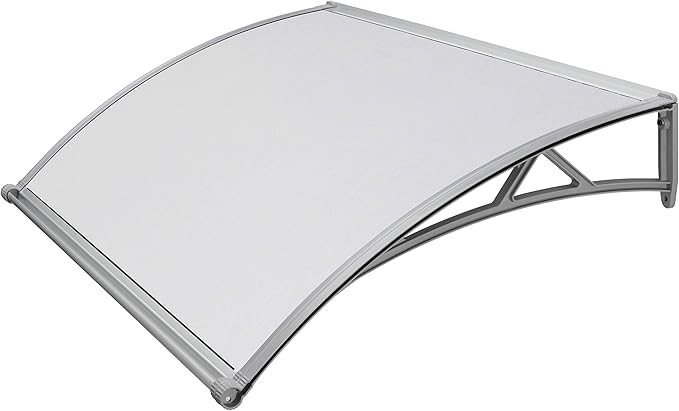 Garden Friend Pensilina ABS P. 90 L. 140 Supporto Grigio e copertura in policarbonato