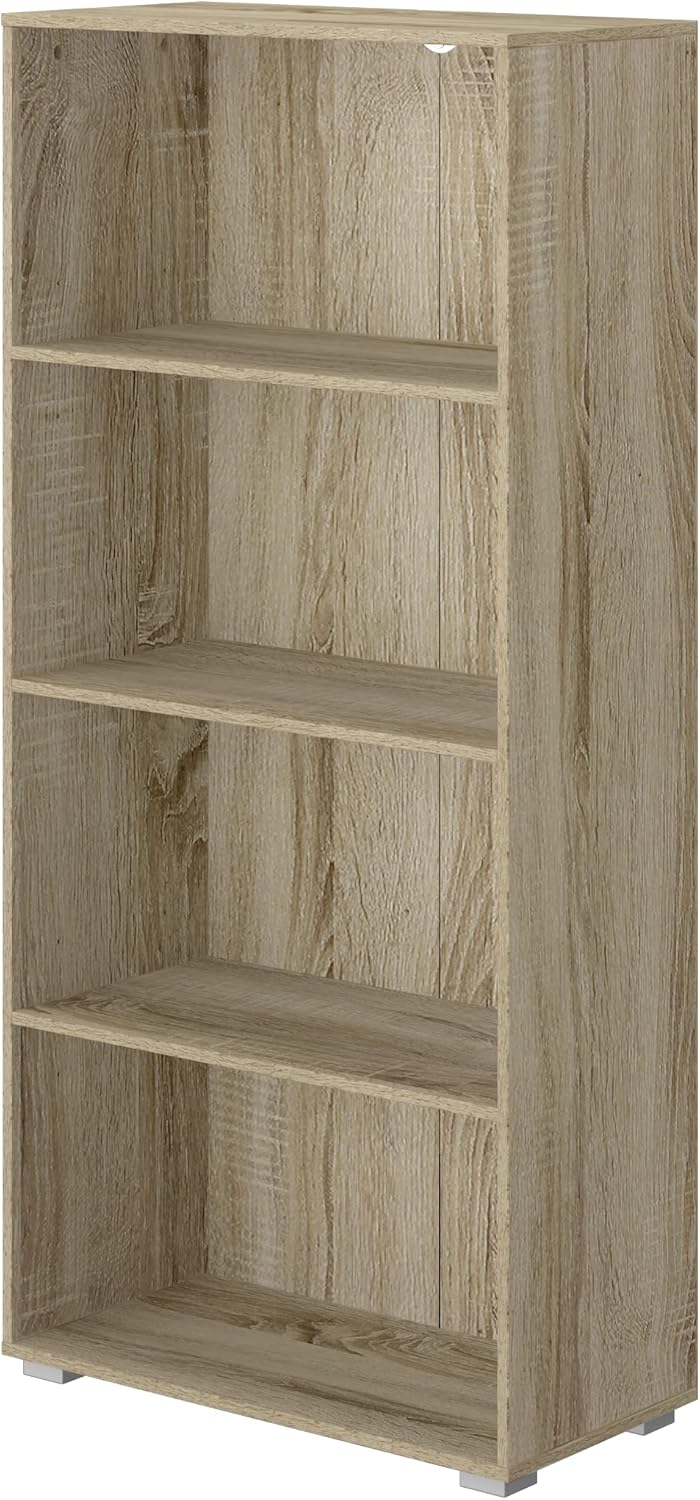 King Home LIBRERIA A QUATTRO RIPIANI 60x30x130h cm rovere