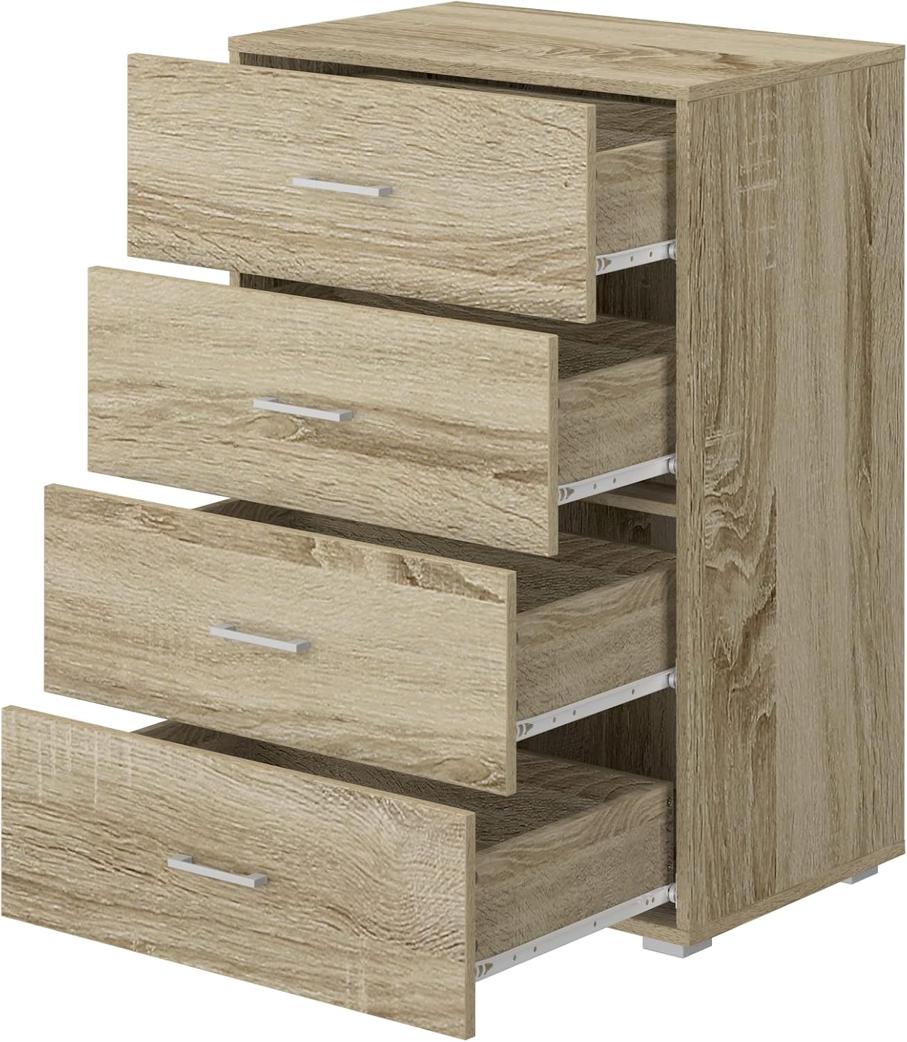 King Home CASSETTIERA 4 CASSETTI 60x41x87h cm rovere