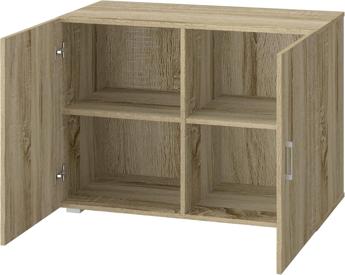 King Home MOBILE A DUE ANTE 90x45x66h cm rovere