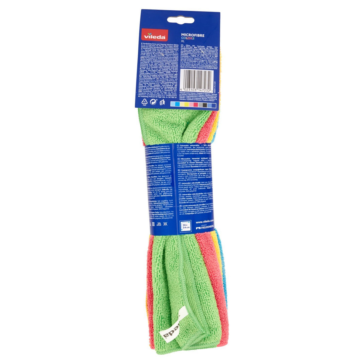 VILEDA PANNI MULTIUSO MICROFIBRA STYLE SET 4PZ 6X38 ART.1412
