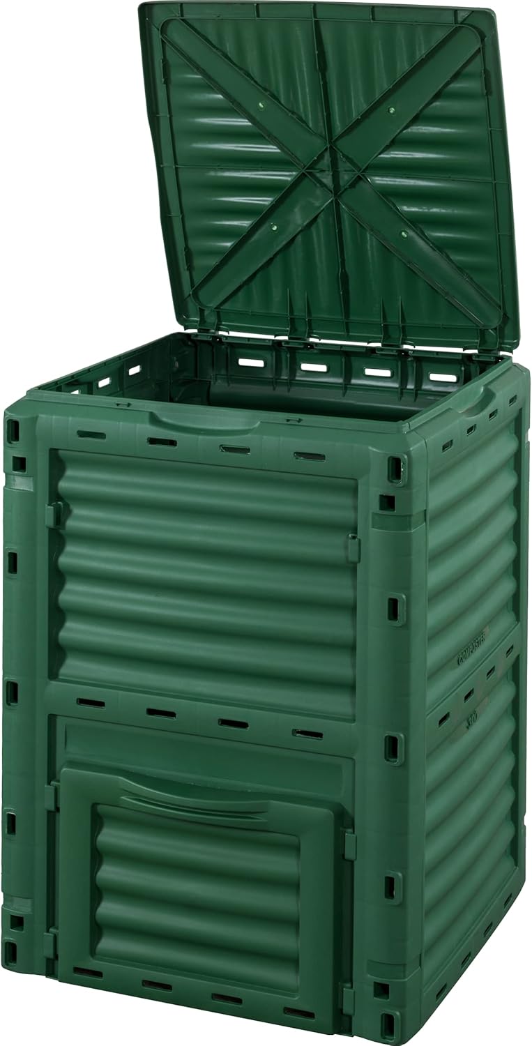 Garden Friend Composter 300 Lt. in polipropilene resistente alle intemperie.