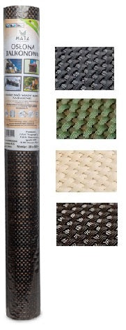 STUOIA OMBREGG. POLYRATTAN CM.0,9X5 MT MARRONE