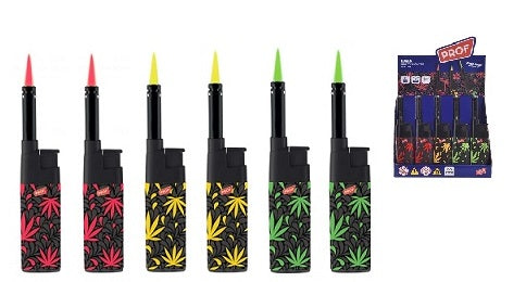 ACCENDIGAS COLORED FLAME LEAVES RICARICABILE