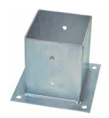 SIPA SUPPORTO X PALO GAZEBO AVVITARE ART.1436 MM.91X91