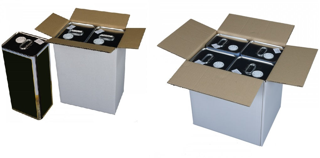 SCATOLA 4 FUSTINI RETTANGOLARI X OLIO CM.31X25,2X32,6 IN CAR confezione da PEZZI 10