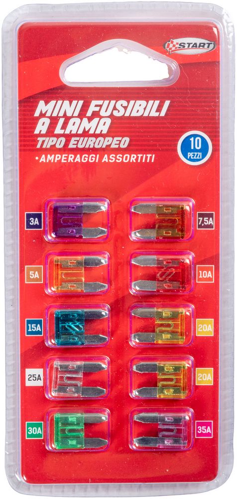 START Set di minifusibili a lama 10 pezzi Accessorio Originale
