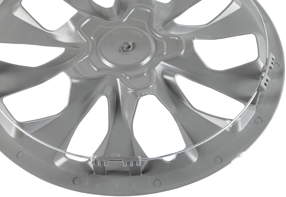 Borchie Copricerchio auto grigio singolo monte carlo 15'' in ABS