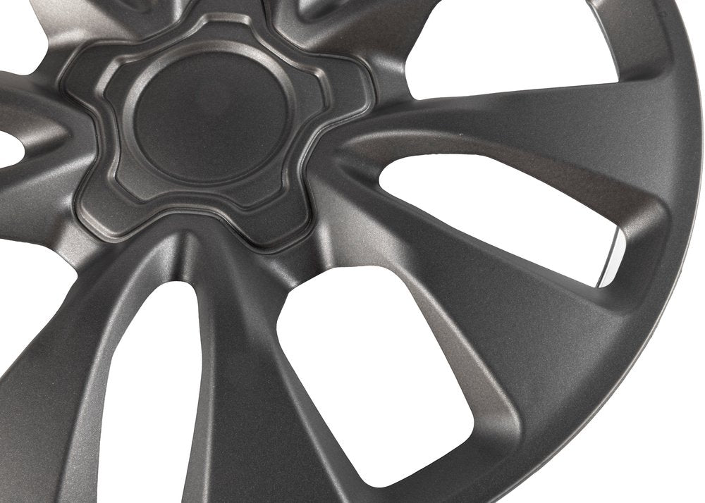 Borchie Copricerchio auto antracite singolo monte carlo 16'' in ABS