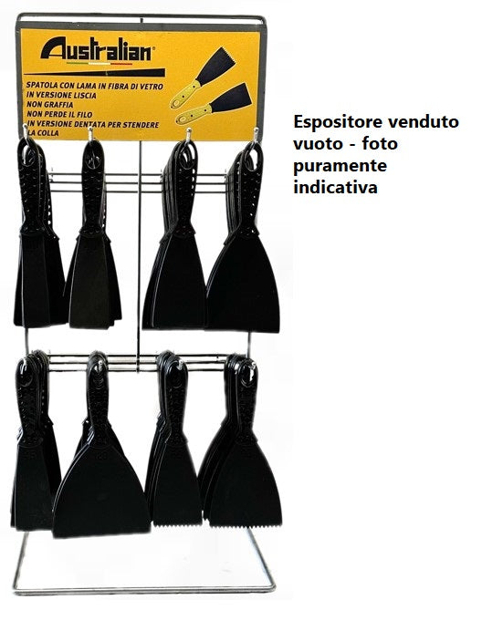 AUSTRALIAN PACCHETTO SPATOLE 84 PEZZI CON ESPOSITORE