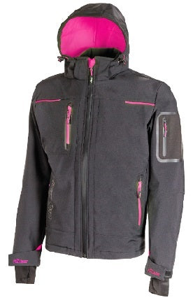 UPOWER DONNA GIACCA SPACE GREY FUCSIA TG.L INVERNALE