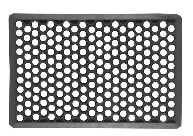 ZERBINO GOMMA NERA DROP CM.40X70