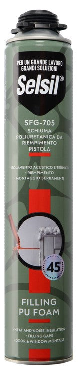 SELSIL SCHIUMA UNIVERSALE X PISTOLA ML.750 SAFM-865