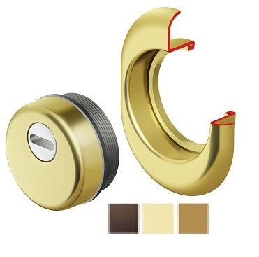 DISEC DEFENDER MONOLITO FILET. BD350 MM.31 CROMO SATINATO
