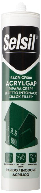 SELSIL SILICONE ACRILICO EFFETTO INTONACO BIANCO ML.310 SACR