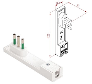 FME-SPINA SQUADRA CLOCK ULTRA PIATTA 10ABIANCA ART.80080