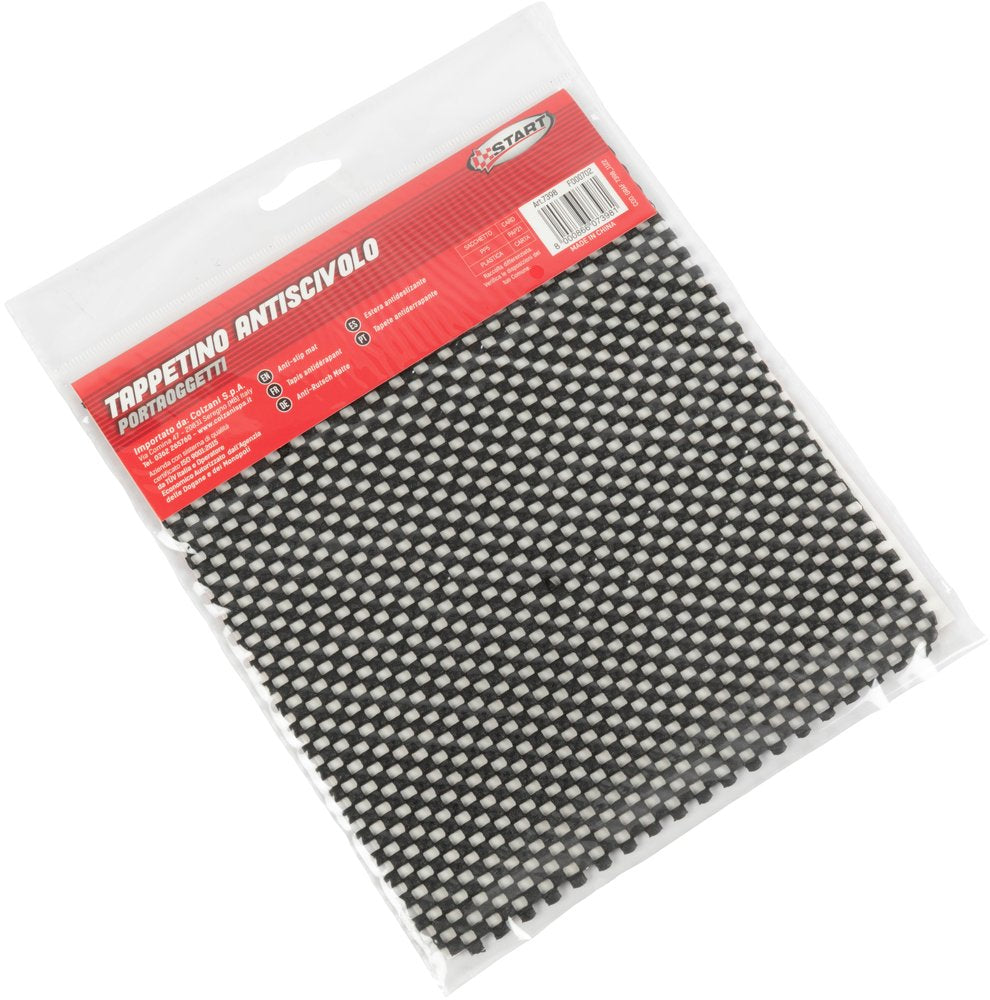 START Tappetino in Gomma Singolo Antiscivolo Universale 19x22 cm