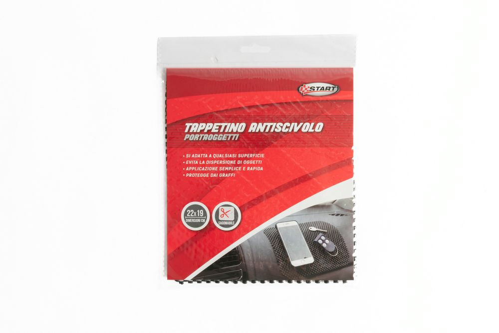 Tappetino in Gomma Singolo Antiscivolo Universale 19x22 cm