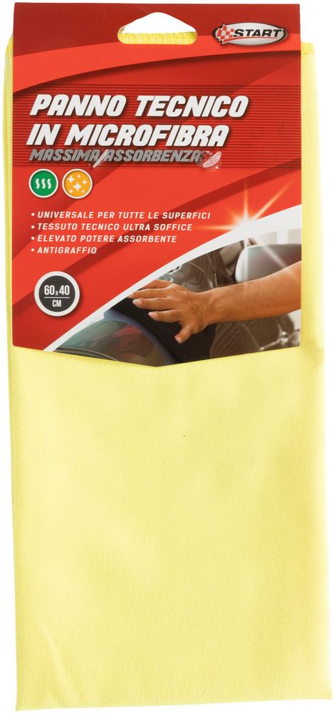 Panno tecnico in microfibra ad alto spessore 60x40 cm resistente