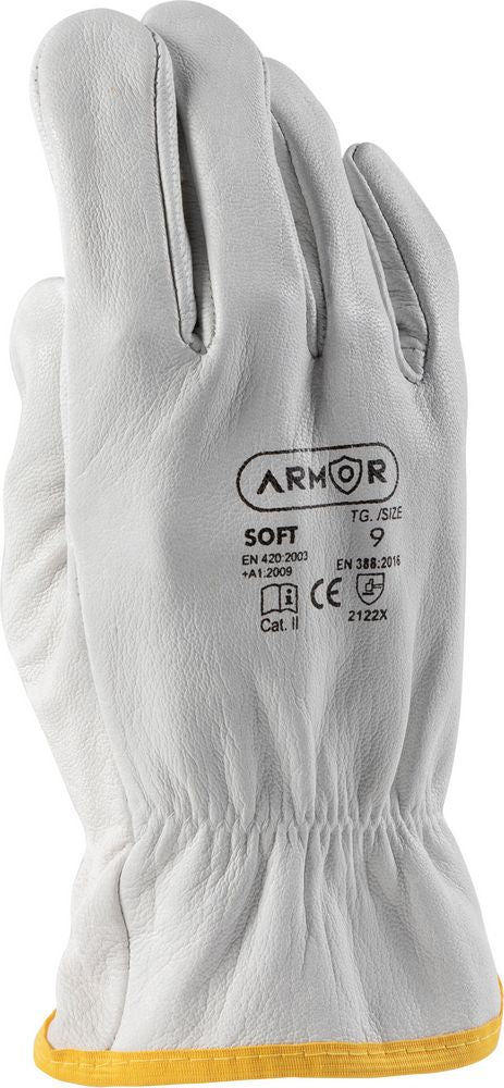 Guanti Soft in pelle di capra taglia 9