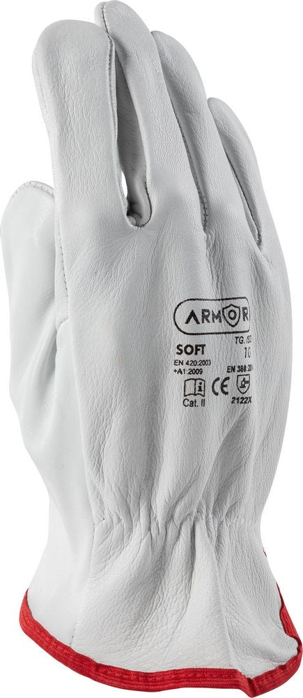 Guanti in pelle di capra Soft taglia 10