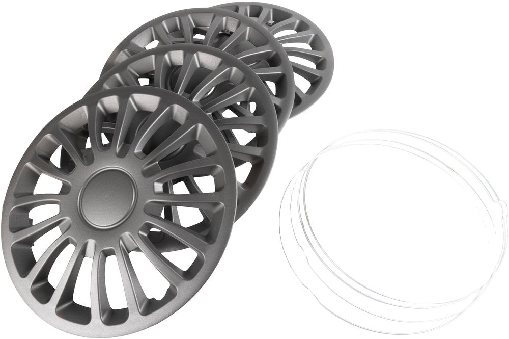 START Borchie Set copricerchi auto antracite monza 14'' 4 pezzi in ABS